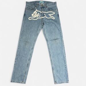 Billionaire Boys Club Ice Cream Blue Washed Jeans Mens S Straight Leg Astronaut